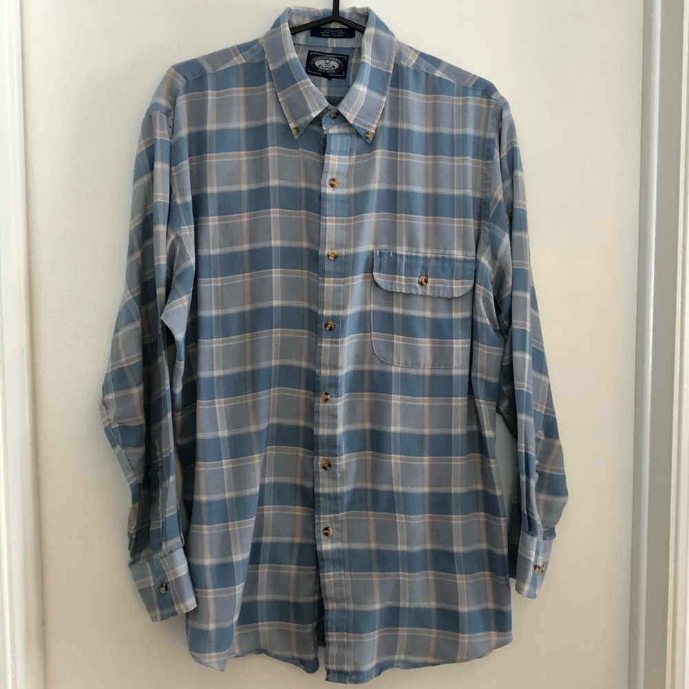VINTAGE PLAID BUTTON UP SHIRT
